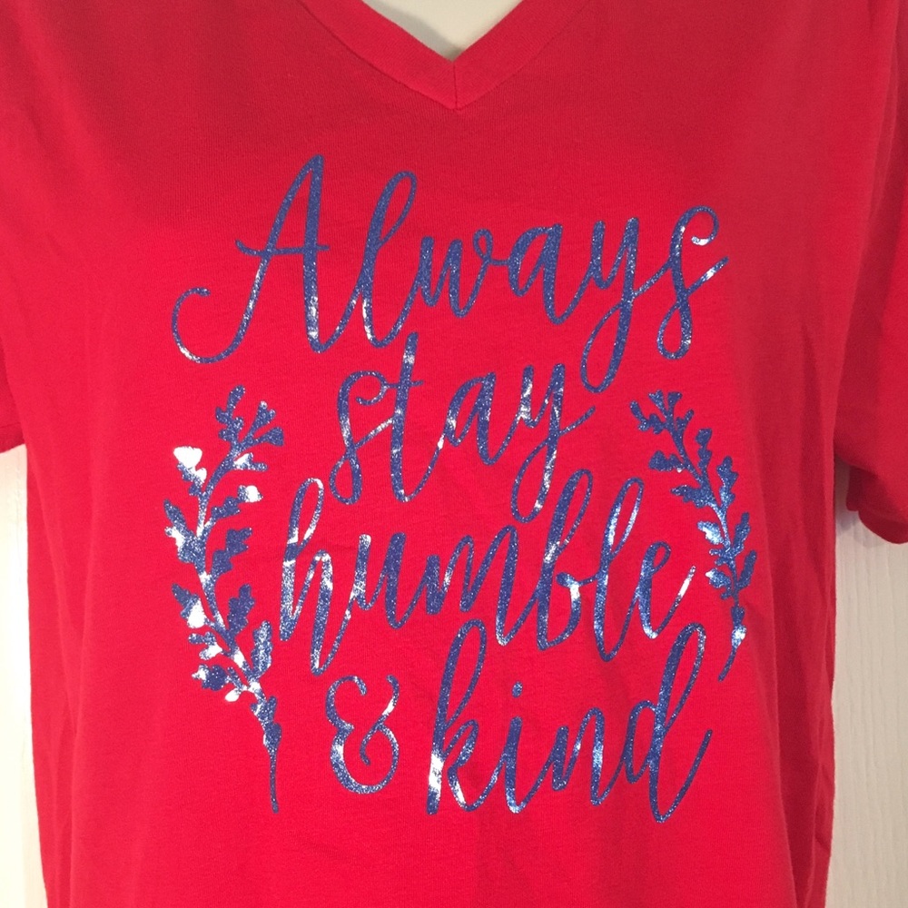 Always Stay Humble & Kind V-Neck Tee